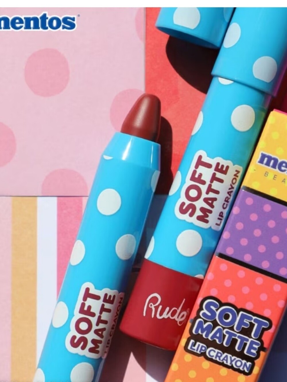 Rude+Mentos Beauty Soft Matte Lip Crayon in Dark cherry